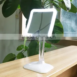 Square Mirror With Led Lighting Stand Mirror Powerme Mirror thumbnail-1
