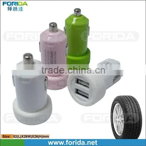 Fashion Tyre Shape 5V 3.1A Dual Port Usb Car Charger thumbnail-1