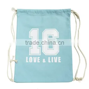 Hot Sale Cotton Canvas Drawstring Bag for Sport Supplier's Choice thumbnail-3