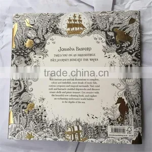 2015 Wholesale New Arrive Hand-painted Secret Garden Series Lost Ocean Adult Coloring Books thumbnail-2