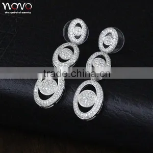 Europe And The United States Scrub Earrings Fashion Hoop Earrings For Woman thumbnail-3