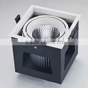High Quality Aluminum Material,anodic Oxidation Treatmen,trecessed Led Cob Grille Light thumbnail-1