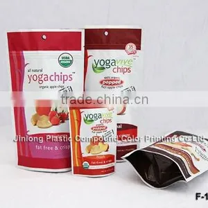 Custom Printed Zipper Plastic Bag, Snack Bag, Stand up Pouch thumbnail-3
