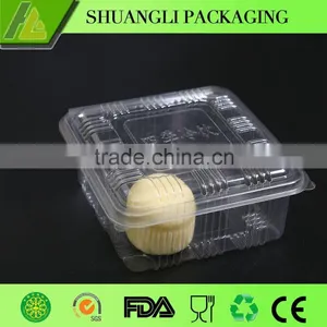 Clear Transparent Clamshell Blister Plastic Cake Packaging Box thumbnail-2