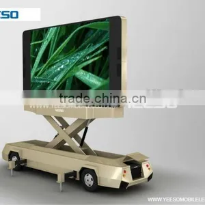 YEESO T12 Outdoor Mobile LED Advertising Trailer thumbnail-1