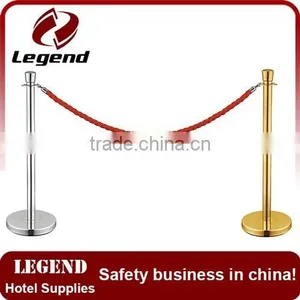 Hotel Stainless Railing Stand Crowd Control Rope Queue Barrier thumbnail-1