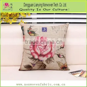 Cotton Linen Square Decorative Throw Pillow Case Cushion Cover thumbnail-4