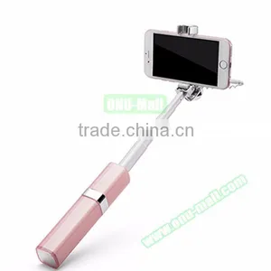 OEM Extendable Lipstick Shape Selfie Stick, Wired Mini Monopod Selfie Stick As Seen on TV thumbnail-4