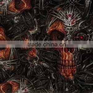 Wholesale 50cm Width Skull Hydrographic Film/ 3D Water Transfer Printing Film/ Inkjet Water Transfer Paper thumbnail-1