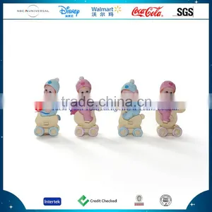 Baby Polyresin Sculpture With Chair Shoes Horse Photo Frame Leaf Holding Baby Figurine Resin Cute Baby Statue thumbnail-1