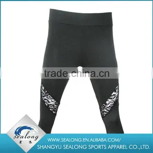 Popular Women Leggings Hot Sale Black Lace Stitching Girls Leggings thumbnail-3