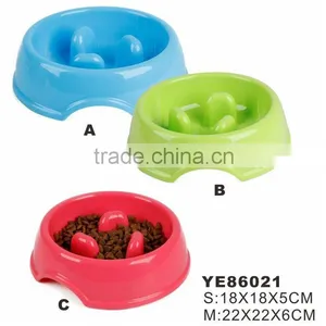 Water Capacity Control 2 Ways Use Non Toxic Plastic Dog Bowl thumbnail-2