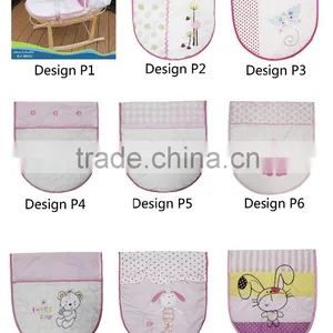 Hand Made Cradle Baby Moses Basket / Moses Basket Set /maize Basket/ Bassinet,/ Corn Basket /with Rocking Stand BB009 thumbnail-3