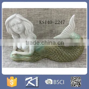 Creative Design Gradient Color Porcelain Home Decorative Mermaids thumbnail-2