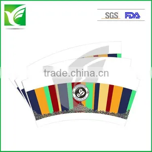 Perfect Printing Paper Cup Fan / Sleeve For Hot And Cold Drink thumbnail-1