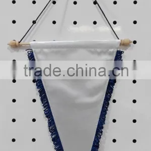 Pennant With Colored Fringe and Wooden Pole thumbnail-1