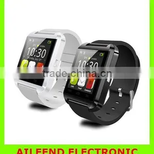 Wrist Watch for Samsung S4/Note 2/Note 3 HTC LG Huawei Xiaomi Android Phone Smartphones U8 Bluetooth Smart Watch thumbnail-1