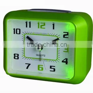 LED Touch Light Square Alarm Clocks With Snooze Crescendo Beep Sound thumbnail-1