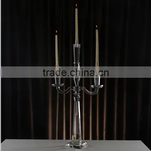 2016 Special Shape Wedding Crystal Candelabra Wholesale on Sale thumbnail-1