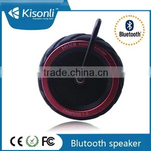 China New Innovative Tire Shape Portable Wireless Bluetooth Speaker thumbnail-1