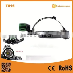 T816 High Power Led Headlamp Adjustable Zoom Focus Best-selling Led Headlamp Powerful thumbnail-1
