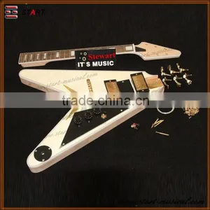 Professional Manufacture Cheap Unfinished Hollow Body Guitar Kit thumbnail-3
