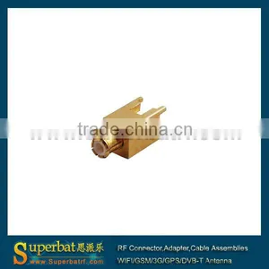 MCX Thru Hole Plug PCB Mount With Solder Post Wholesale Price thumbnail-1