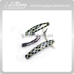 60mm Pretty Dots Painted Snap Clips thumbnail-1