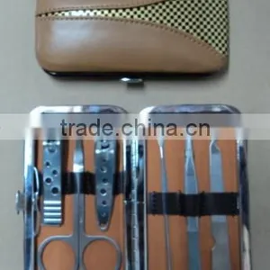 MRT-054 6pcs PU Bag Stainless Steel Manicure Tool Set thumbnail-1