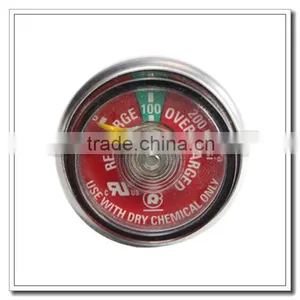 High Quality Brass Back Mount Miniature Fire Extinguish Manometer thumbnail-2