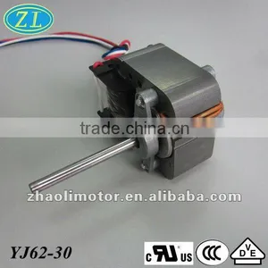 Motor ac Electric Fan Motor Shaded Pole Motor YJ62-30: 100-240v,50/60hz,2500-3000rpm,small Powerful Electric Motors thumbnail-1
