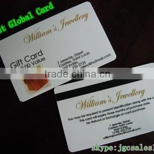 2 Track Plastic Printing Pvc Loco Magnetic Stripe RFID Car Parking Card thumbnail-1