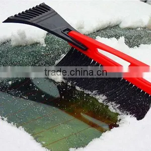 Long Hand Car Ice Scraper With Brush thumbnail-1