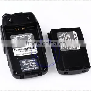 New Black VHF + UHF 136-174MHz/400-520MHz 5W 128CH VOX Dual Band BaoFeng Two Way Radio A52 thumbnail-5