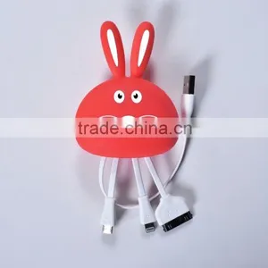 4 in 1 USB Cable For IPhone6 For Samsung Galaxy thumbnail-5