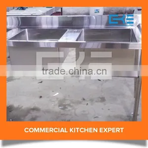 Hotel Kitchen Used Commercial Outdoor Stainless Steel Sink With Drain Board thumbnail-6