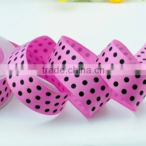 50 Wedding Anniversary Decoration Polka Dot Printed 3 Inch Grosgrain Ribbon thumbnail-2