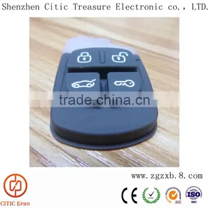 Custom Computer Keys Standard Car Remote Control Silicone Key Rubber Keypad thumbnail-1