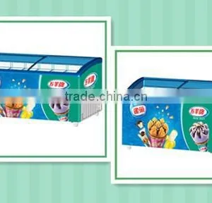 Single-temp Curved Glass Door Chest Freezer thumbnail-3