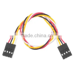 4 Pin DuPont Female To Female Connector With 26awg PVC Wire 200mm Length Cable thumbnail-3