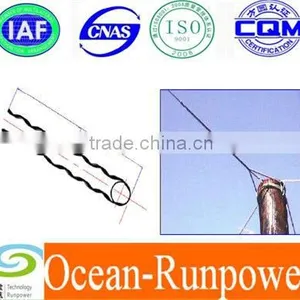 Galvanized Steel Dead-end Double Wrap Grip for Steel Cable or Strand on Pole thumbnail-1