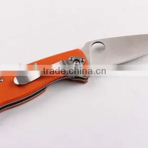 OEM 8CR13MOV Stainless Steel G10 Camping Knife thumbnail-5