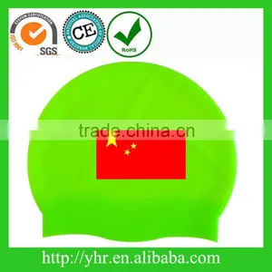 Comfortable Promotional Printing Silicone Swim Cap thumbnail-1