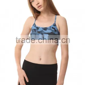 New Trendy Printed Women Active Workout Bra Top thumbnail-3