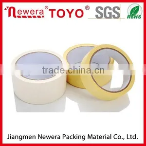 Economy Grade Crepe Paper Masking Adhesive Yellow Tape thumbnail-2