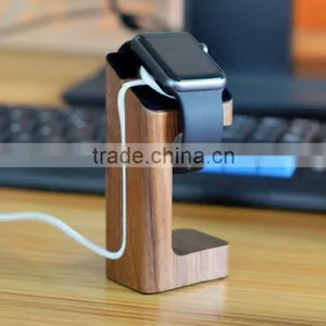 ECO-friendly Natural Wood Stand Popular Portable Charger Wooden Stand for Apple Watch Stand thumbnail-3