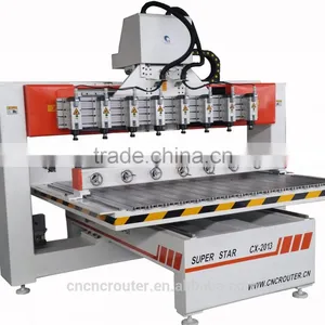 Rotary Cnc Router With 8 Heads thumbnail-1