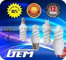 Tri-color 2700k 9w G9/gu10/e14/e27 Mini Spiral Energy Saving Lamp,energy Saving Bulbs of Factory Price thumbnail-1