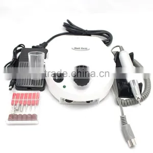 Professional White Electrical Nail Drill File Bit Nail Art Manicure Machine Kit Nail Tools Accessories thumbnail-1