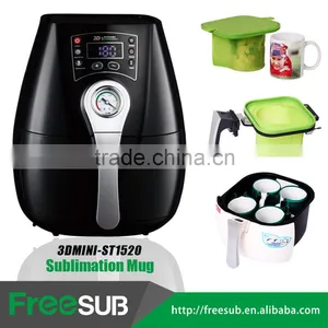 Sunmeta Mini 3D Vacuum Phone Case Mug Mini 3d Sublimation Vacuum Machine (St-1520) thumbnail-3